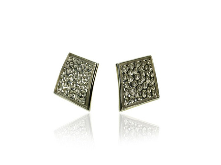 Earrings Vesuvio White